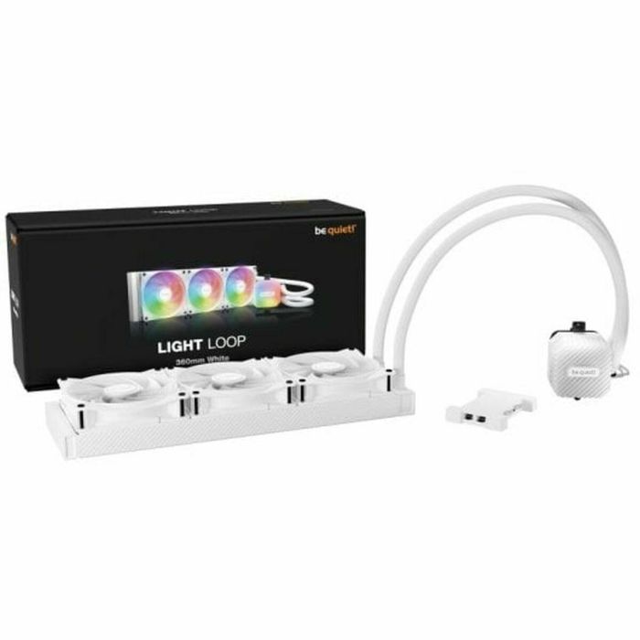 be quiet! LIGHT LOOP 360mm Refrigeración Líquida AIO ARGB Blanca para CPU Intel LGA1851/1700/1200 y AMD AM5/AM4 20