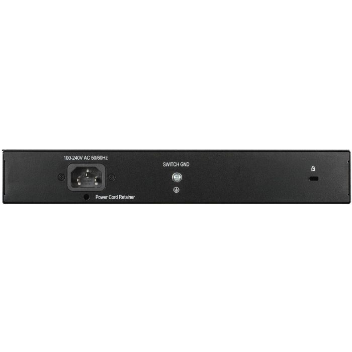 D-Link DGS-1008MP Switch de Red Gigabit PoE+ 8 Puertos 802.3at, 140W de Potencia PoE, No Gestionado, Diseño Silencioso para Escritorio/Rack 1