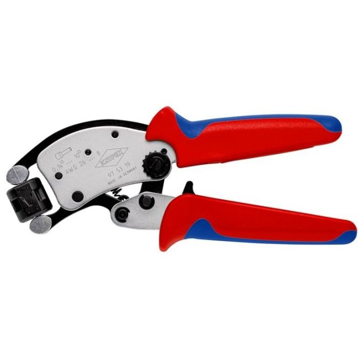 KNIPEX Twistor T Selbsteinst. Crimpzange f. Aderendhlsen 11 KNIPEX Twistor T Selbsteinst. Crimpzange f. Aderendhlsen 11