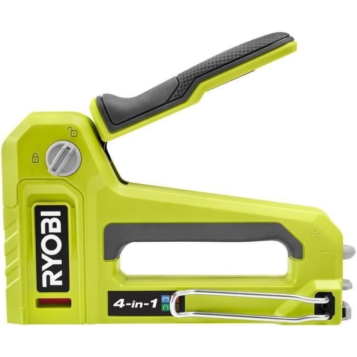 Grapadora clavadora 4 en 1 - RYOBI - Grapa T50 y T25 hasta 14 mm, grapa JT21 hasta 10 mm, punta 18G hasta 15,8 mm 5 Grapadora clavadora 4 en 1 - RYOBI - Grapa T50 y T25 hasta 14 mm, grapa JT21 hasta 10 mm, punta 18G hasta 15,8 mm 5