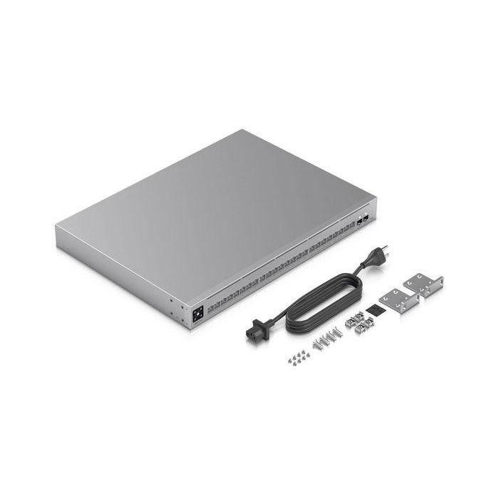 Ubiquiti 50W, 8 x 2.5 GbE RJ45, 16 x GbE RJ45, 2 x 10G SFP+, SGCC steel, 442.4 x 325 x 43.7 mm (17.4 x 12.8 x 1.7") 10 Ubiquiti 50W, 8 x 2.5 GbE RJ45, 16 x GbE RJ45, 2 x 10G SFP+, SGCC steel, 442.4 x 325 x 43.7 mm (17.4 x 12.8 x 1.7") 10