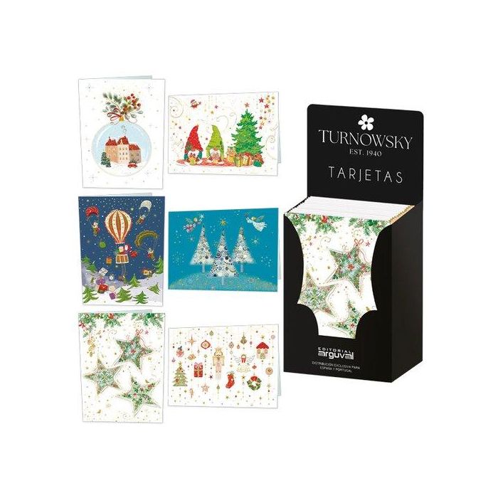 Christmas Turnowsky 118X167 Surtido Expositor De 48 (6 Diseños)