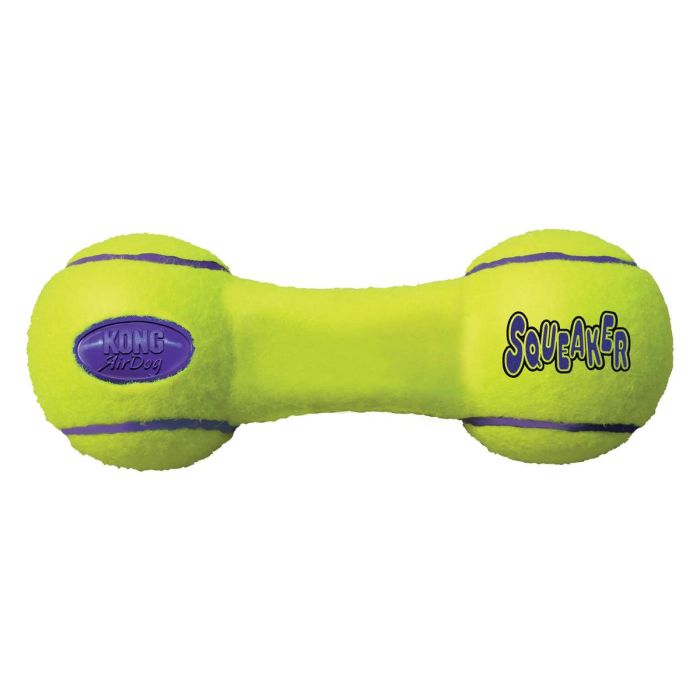 Kong Airdog Squeaker Dumbbell Tennis Large Asdb1