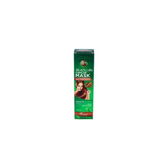 PLANTAPOL Brazilian Capilar Mask Mascarilla Brasileña con Mirra, Argán y Babasú, Repara, Brillo, Hidrata, Suaviza, Anti-encrespamiento 200 ml