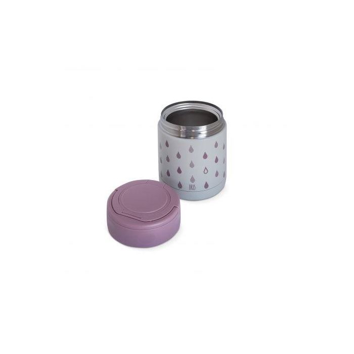 Termo Infantil Iris Kids Gotas Rosa 8370-IR/ Capacidad 350ml/ para sólidos/ Bolsa 1 Termo Infantil Iris Kids Gotas Rosa 8370-IR/ Capacidad 350ml/ para sólidos/ Bolsa 1