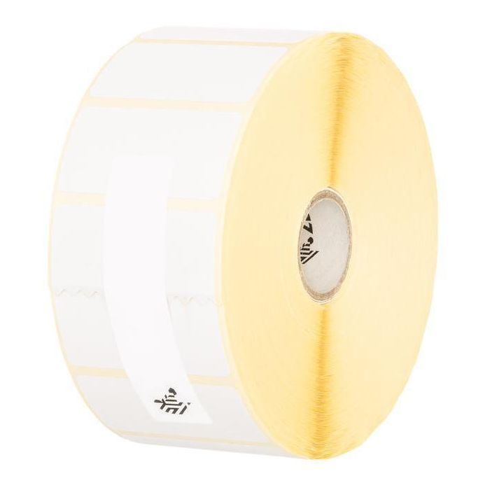 Zebra Papel Etiquetas Z-Select 2000T 76x51mm, Transferencia Térmica, Estucado, Adhesivo Permanente, 2740/rollo