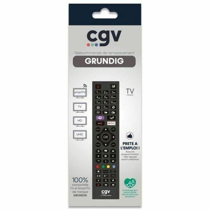 CGV CGV3322103009504 Mando a distancia de repuesto para TV Grundig FIDELIO, sin programación y listo para usar. 3 CGV CGV3322103009504 Mando a distancia de repuesto para TV Grundig FIDELIO, sin programación y listo para usar. 3