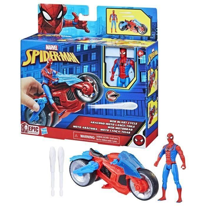 Hasbro Spider-Man Moto Aracnida F6899 Figura de Acción con Lanzador 5 Hasbro Spider-Man Moto Aracnida F6899 Figura de Acción con Lanzador 5