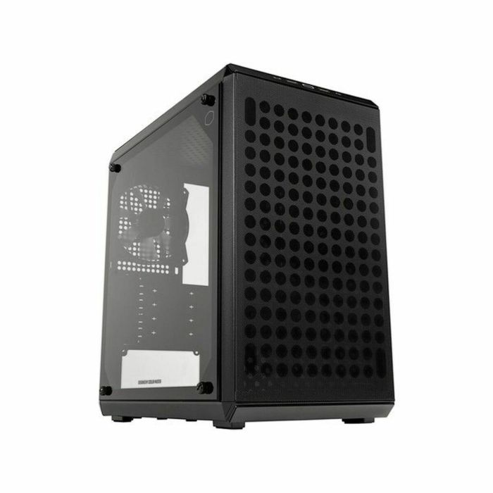 CoolerMaster MasterBox Q300L V2 (Black) Mini Torre PC - Micro ATX, Mini-ITX - Plástico, Acero, Vidrio Templado