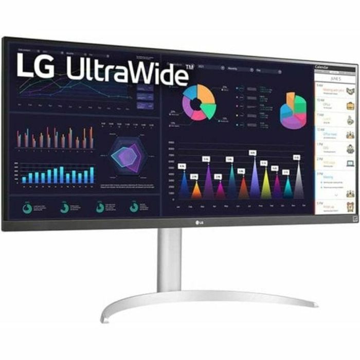 Monitor Profesional Ultrapanorámico LG UltraWide 34WQ650-W 34"/ WFHD/ Multimedia/ Regulable en Altura/ Plata y Blanco 5