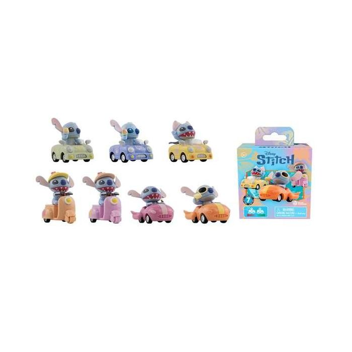 Yume Figura Coleccionable Zoon Hero Stitch con Vehículo, 11,4x8,9 cm, Surtido Aleatorio 1