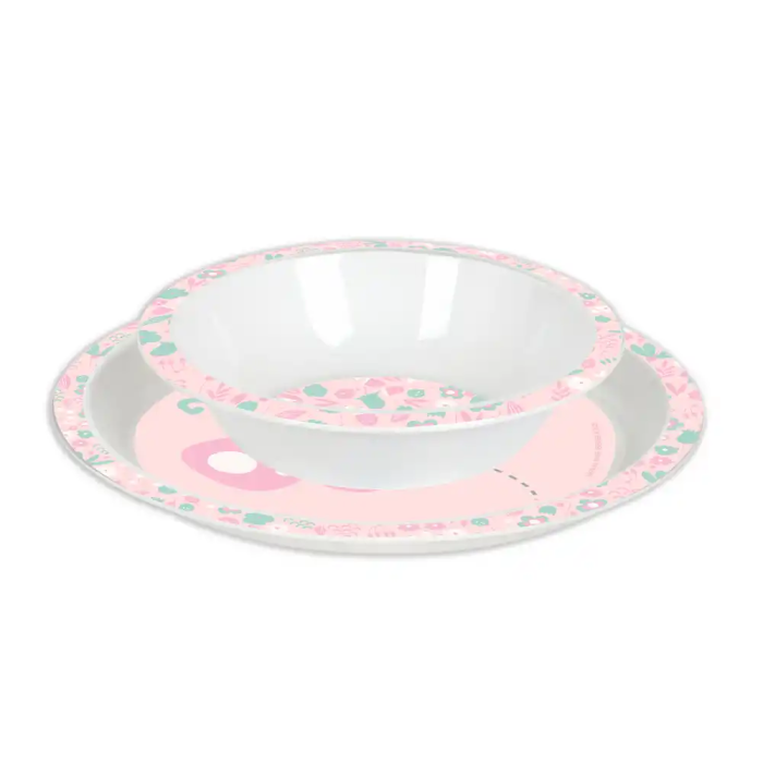 Safta Set de Platos Cubiertos y Vaso Preescolar 260x260x90 mm 6