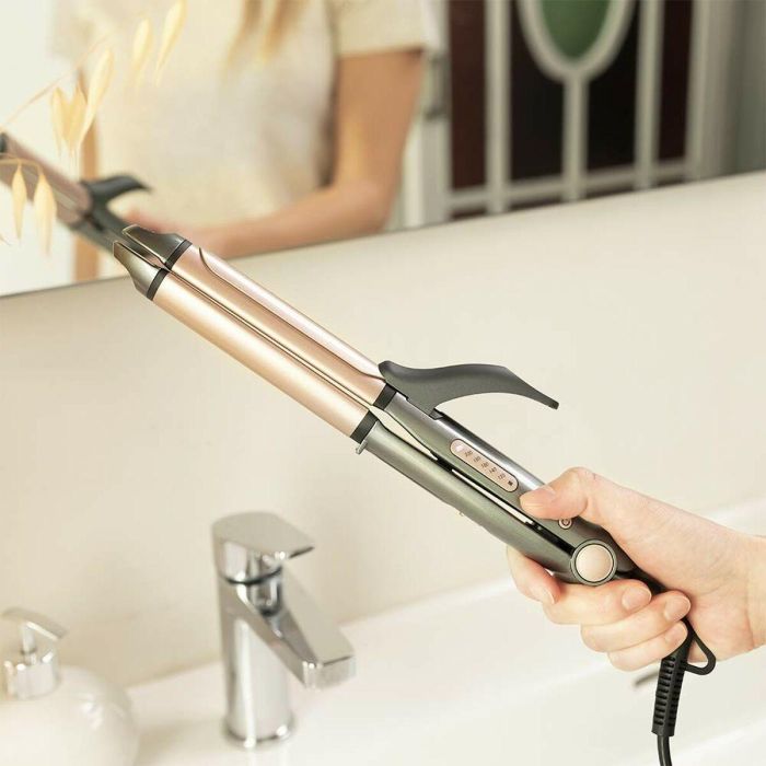 Cecotec Bamba RitualCare 1000 Ceramic 2in1 Plancha de pelo Caliente Gris, Rosa 82 W 2 m 16 Cecotec Bamba RitualCare 1000 Ceramic 2in1 Plancha de pelo Caliente Gris, Rosa 82 W 2 m 16