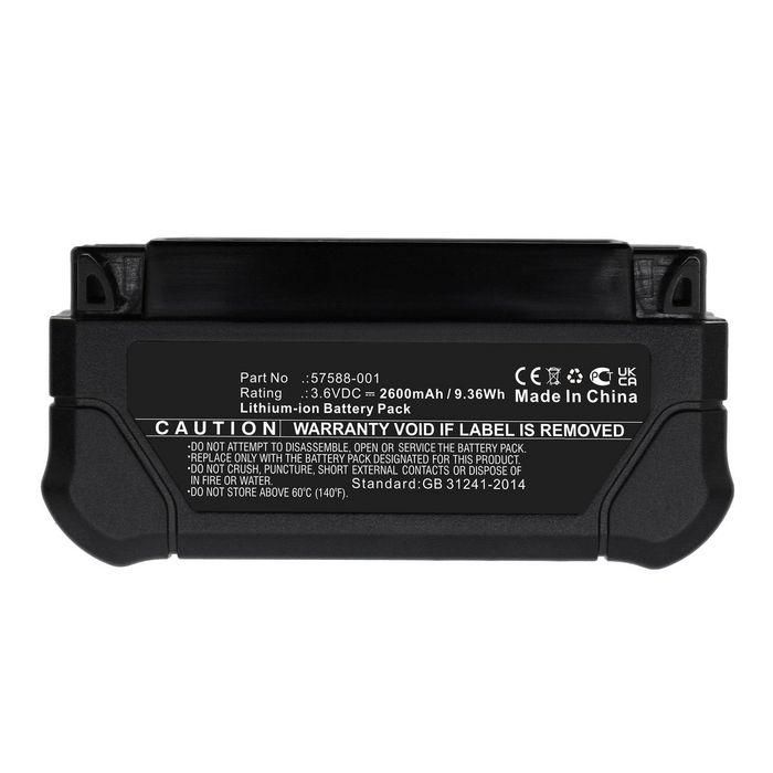 CoreParts Battery for Panasonic Body Camera 9.36Wh Li-ion 3.6V 2600mAh Black for i-Pro BWC4000 Body-Worn Camera, WV-BWC4000, WV-BWC4000B, WV-BWC4000E CoreParts Battery for Panasonic Body Camera 9.36Wh Li-ion 3.6V 2600mAh Black for i-Pro BWC4000 Body-Worn Camera, WV-BWC4000, WV-BWC4000B, WV-BWC4000E