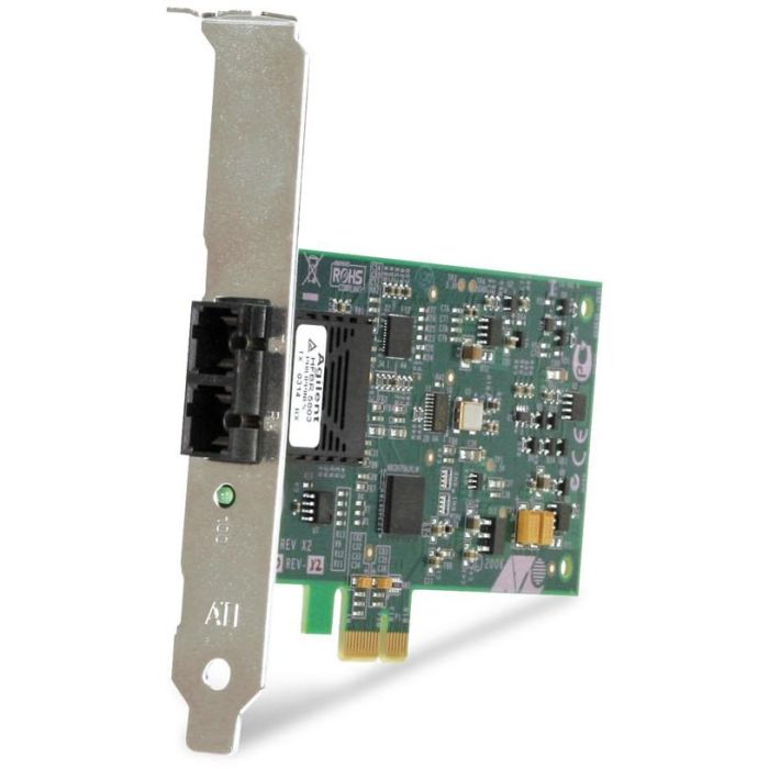 Allied Telesis 100FX/ST PCIE ADAPTER CARD PXE - Adaptador de Red de Fibra PCI Express, 100 Mbit/s, Conector ST
