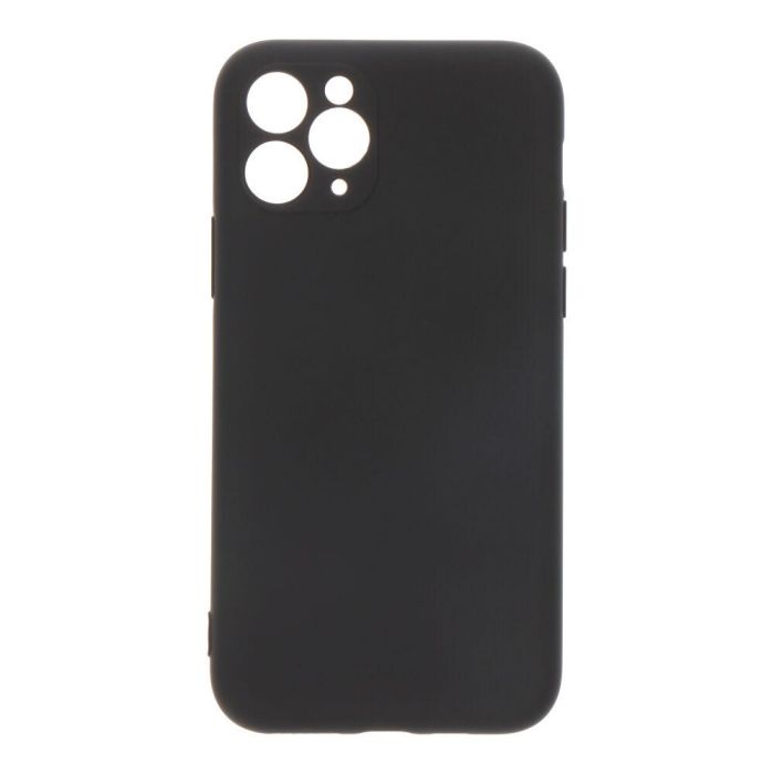 Carcasa negra de plástico soft touch para iphone 11 pro