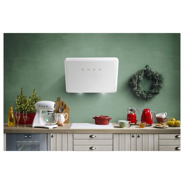 Smeg KLF03RDEU - Hervidor de Agua de 1.7 Litros, 2400W, Acero Inoxidable Rojo, con Filtro Antical, Apagado Automático y Base Giratoria 360 Grados