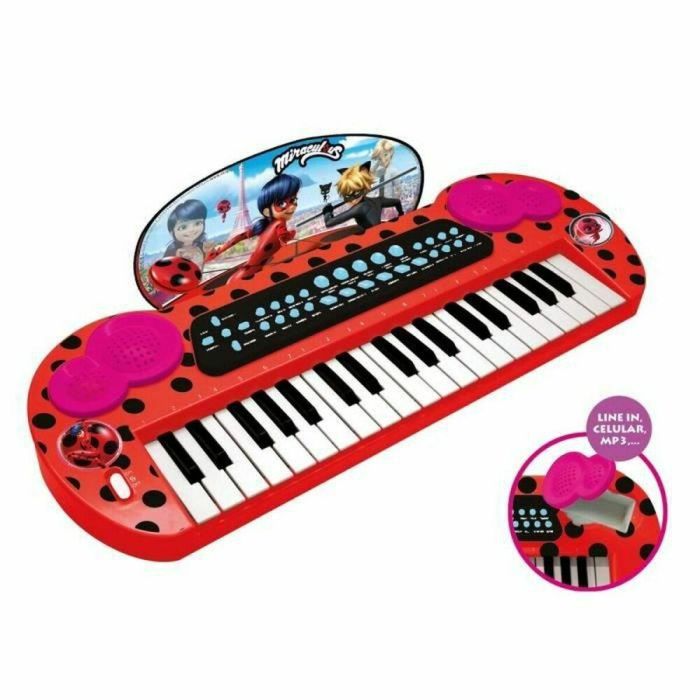 Teclado lady bug con conex.y salida audio mp3