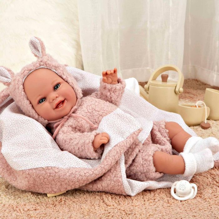Muñecas Arias Muñeca Elegance Babyto de Peso, Rosa, con Manta, 35 cm, Cuerpo Blando para Niños +3 Años 3 Muñecas Arias Muñeca Elegance Babyto de Peso, Rosa, con Manta, 35 cm, Cuerpo Blando para Niños +3 Años 3