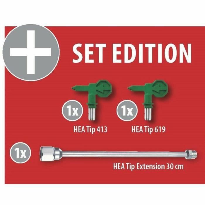 Wagner Control Pro 250M Bomba Pistón Pulverización Sin Aire HEA Alta Eficiencia con 2 Boquillas (Pintura Pared Pro 517) y Extensión 10 Wagner Control Pro 250M Bomba Pistón Pulverización Sin Aire HEA Alta Eficiencia con 2 Boquillas (Pintura Pared Pro 517) y Extensión 10