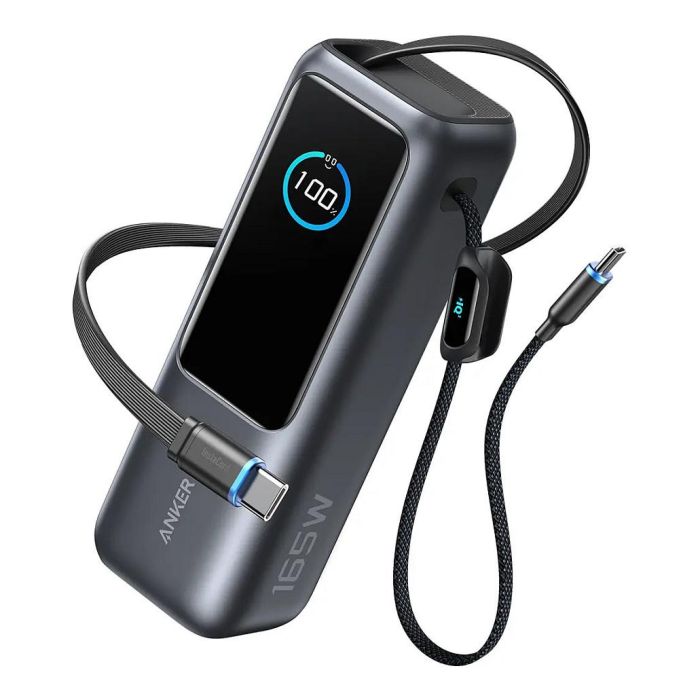 Anker PowerBank 25.000mAh 165W 3x 100W USB-C 1x USB-A con Smart Display A1695H11 negro 1