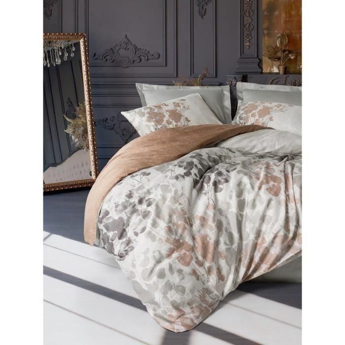 ASI8684283424696 Juego de Cama 1 Funda Nórdica 220x240 cm + 2 Fundas Almohada 60x60 cm 100% Algodón Satén Gris ASI8684283424696 Juego de Cama 1 Funda Nórdica 220x240 cm + 2 Fundas Almohada 60x60 cm 100% Algodón Satén Gris