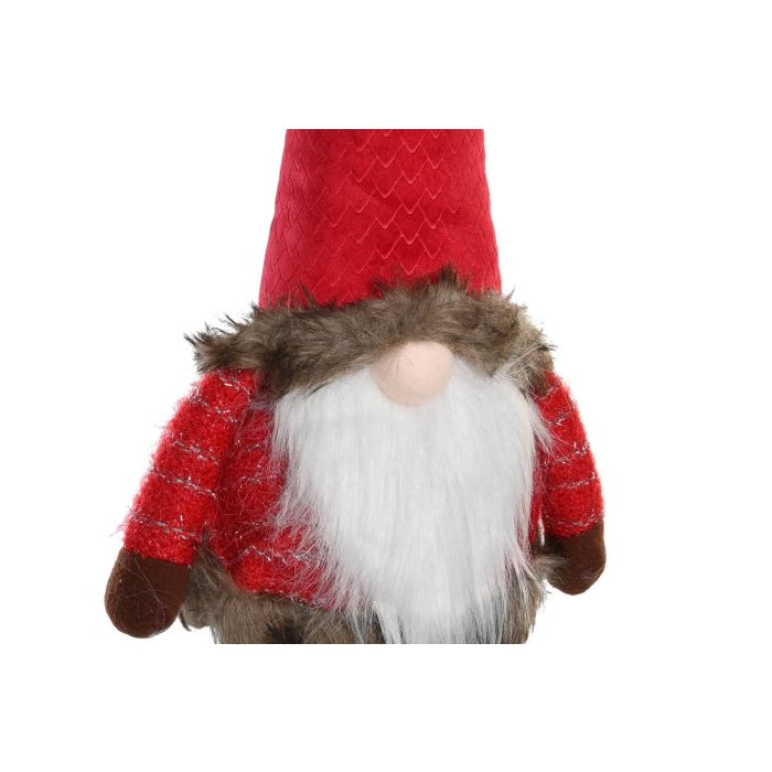 DKD Home Decor Figura de Navidad Tradicional Poliester Rojo, Dimensiones 72 cm (Alto) x 25 cm (Ancho) x 18 cm (Profundo) 1