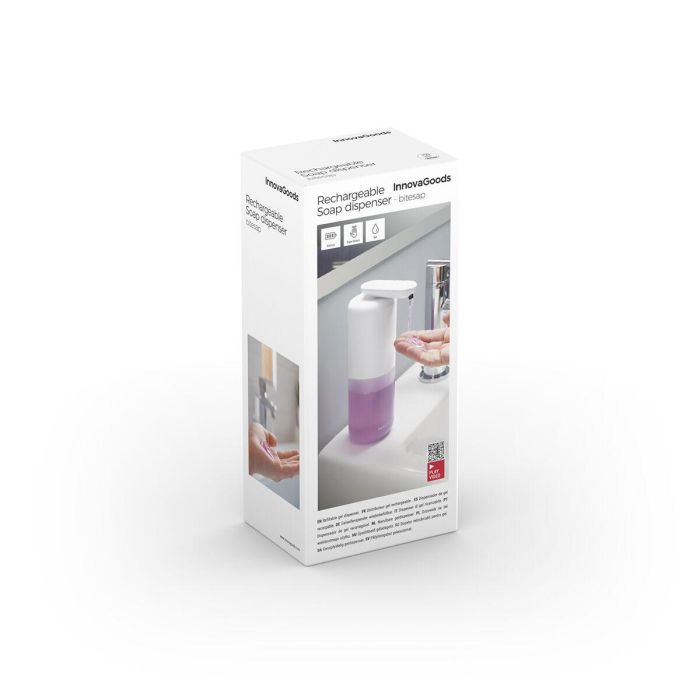 Dispensador de Jabón Líquido Automático Recargable Bitesap InnovaGoods 1 Dispensador de Jabón Líquido Automático Recargable Bitesap InnovaGoods 1