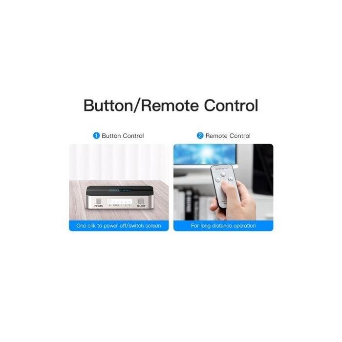 Vention AFFH0 Duplicador Splitter HDMI 1 Entrada Macho a 4 Salidas Hembra 4K@30Hz Conectores Dorados Gris Aluminio 4 Vention AFFH0 Duplicador Splitter HDMI 1 Entrada Macho a 4 Salidas Hembra 4K@30Hz Conectores Dorados Gris Aluminio 4