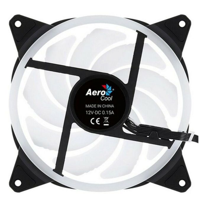 Aerocool ACF4-DU10217.11 Ventilador para Caja PC Duo 14 ARGB 140mm, 1000 RPM, 23.2 dBA, 49.5 CFM 4