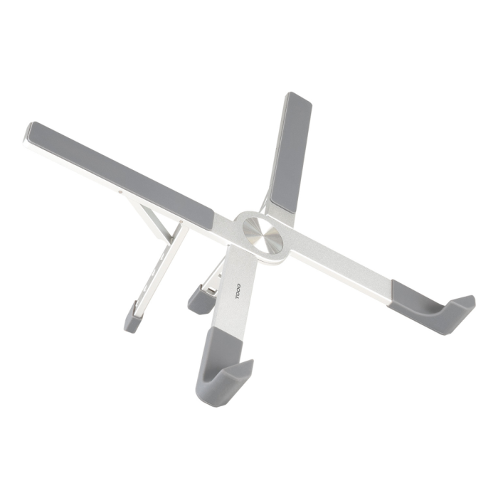 TooQ Soporte Elevador Plegable Aluminio para Portátiles 11"-17.3" Gris