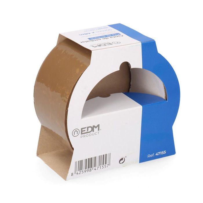 Edm Cinta de Embalar de Polipropileno Marrón 48 Micras 50 mm x 48 m - Precinto para Paquetes Resistente Intemperie 3 Edm Cinta de Embalar de Polipropileno Marrón 48 Micras 50 mm x 48 m - Precinto para Paquetes Resistente Intemperie 3