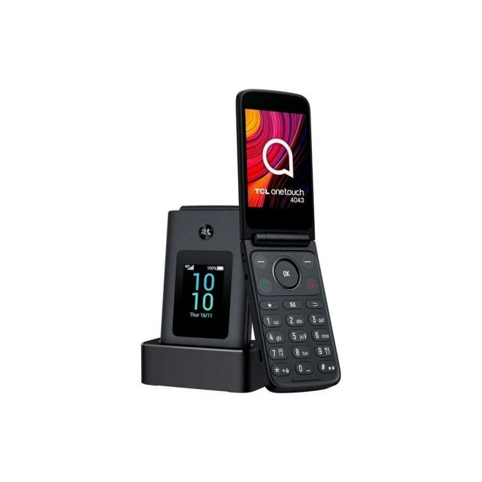 Teléfono Móvil TCL One Touch 4043D para Personas Mayores/ 4G/ Gris Oscuro 0 Teléfono Móvil TCL One Touch 4043D para Personas Mayores/ 4G/ Gris Oscuro 0