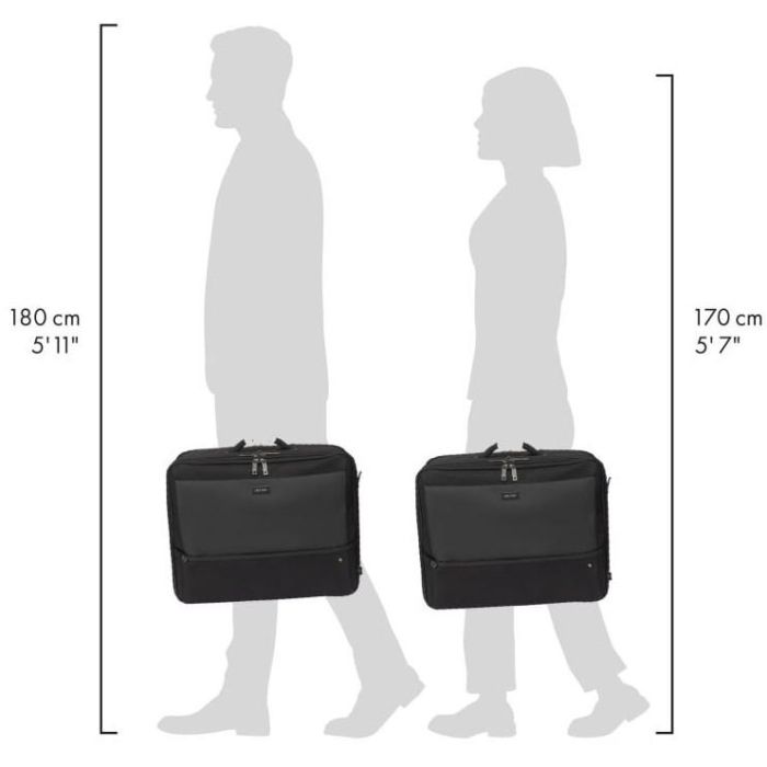 DICOTA Multi TWIN FIVE Funda Maletín para Portátiles de 15 a 17.3 pulgadas - Negro 6