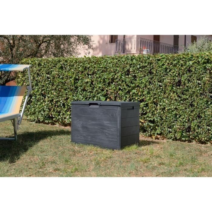 Toomax TOO8009371018630 Caja de Almacenamiento de Resina Woody's 160 Litros Gris 77,5x44,5x52,7 cm 4 Toomax TOO8009371018630 Caja de Almacenamiento de Resina Woody's 160 Litros Gris 77,5x44,5x52,7 cm 4