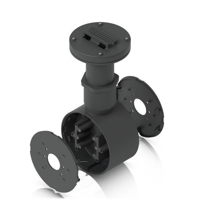 Ubiquiti Camera Dual Mount, aluminum alloy, polycarbonate, black, 1 1/2” NPS 8 Ubiquiti Camera Dual Mount, aluminum alloy, polycarbonate, black, 1 1/2” NPS 8