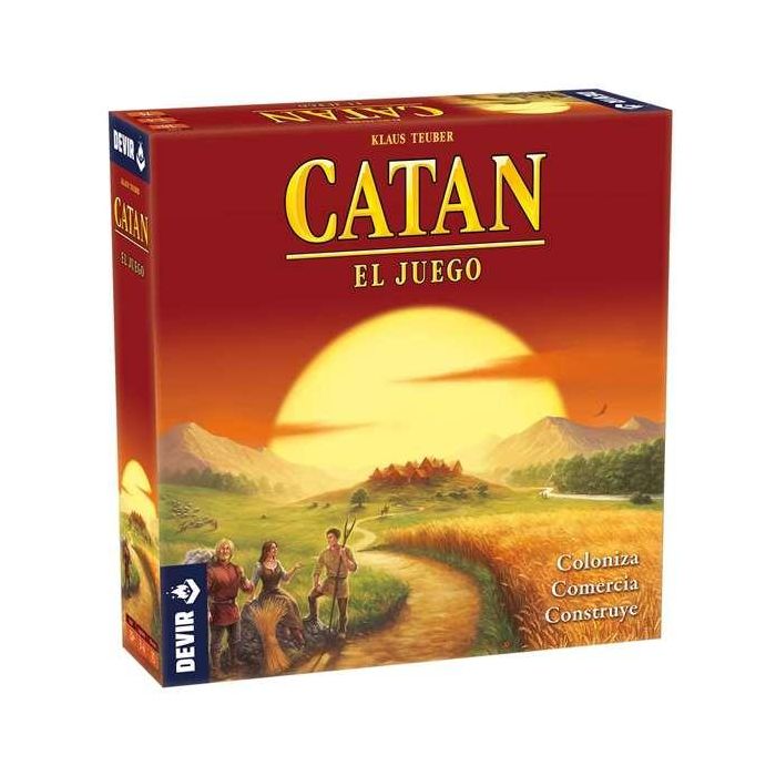Devir Catan Juego de Mesa de Estrategia Original para 4 Jugadores | Coloniza la Isla con Astucia y Estrategia | Edición Español Surtidos Devir Catan Juego de Mesa de Estrategia Original para 4 Jugadores | Coloniza la Isla con Astucia y Estrategia | Edición Español Surtidos