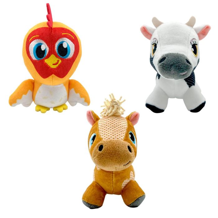 Bandai Ar85000 Mi Primera Granja de Zenón Musical Maletín de Peluche con 3 Mini Peluches: Vaca Lola, Bartolito, Percherón +18M 3 Bandai Ar85000 Mi Primera Granja de Zenón Musical Maletín de Peluche con 3 Mini Peluches: Vaca Lola, Bartolito, Percherón +18M 3