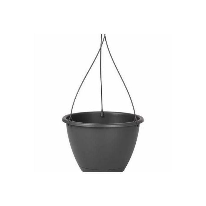 Artevasi Maceta colgante Algarve 8 L - 31 x 31 x 20.5 cm - gris antracita 1 Artevasi Maceta colgante Algarve 8 L - 31 x 31 x 20.5 cm - gris antracita 1