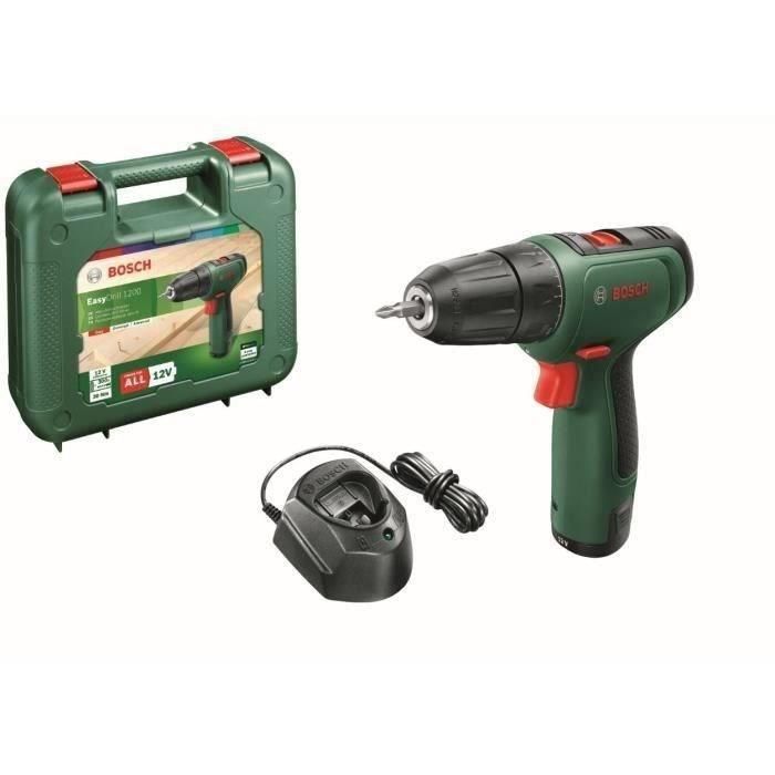 Taladro inalámbrico BOSCH - EasyDrill 1200 2 baterías 1,5 Ah