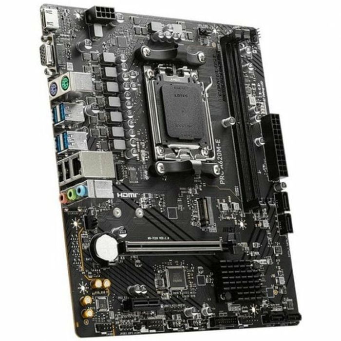 MSI Placa Base A620M-E Pro mATX AM5 6 MSI Placa Base A620M-E Pro mATX AM5 6