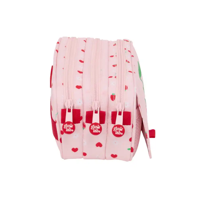 Safta Estuche Portatodo Triple Bag Glowlab Frutitas 100x215x80 mm 2