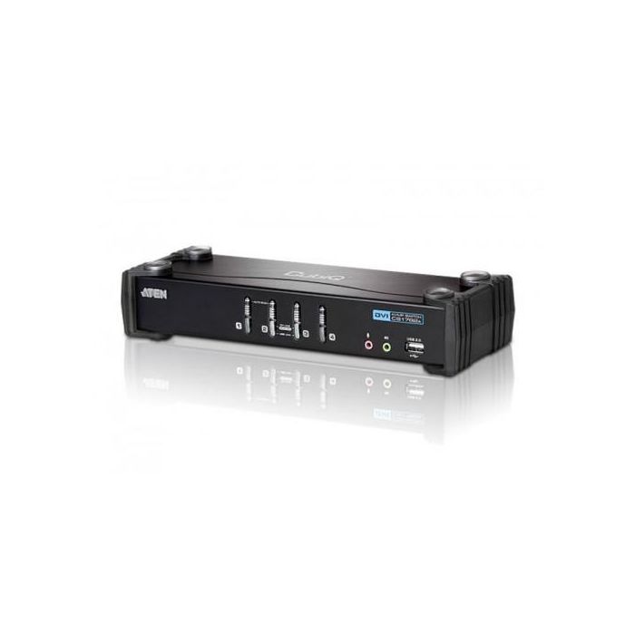 Aten CS1764A interruptor KVM Negro Aten CS1764A interruptor KVM Negro