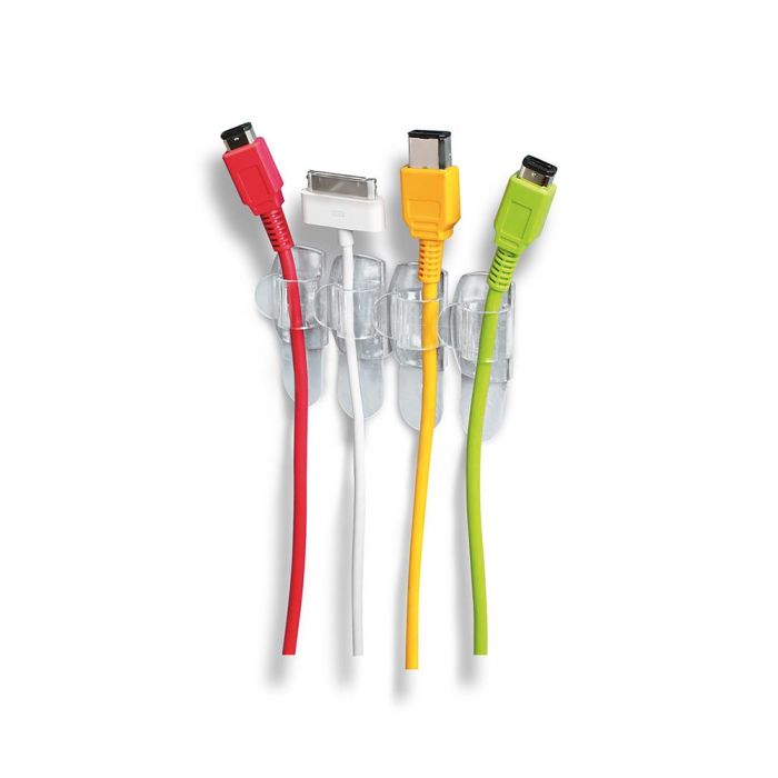 3M Sujetacables Command para cables redondos, blister de 4 clips y 5 tiras 1 3M Sujetacables Command para cables redondos, blister de 4 clips y 5 tiras 1