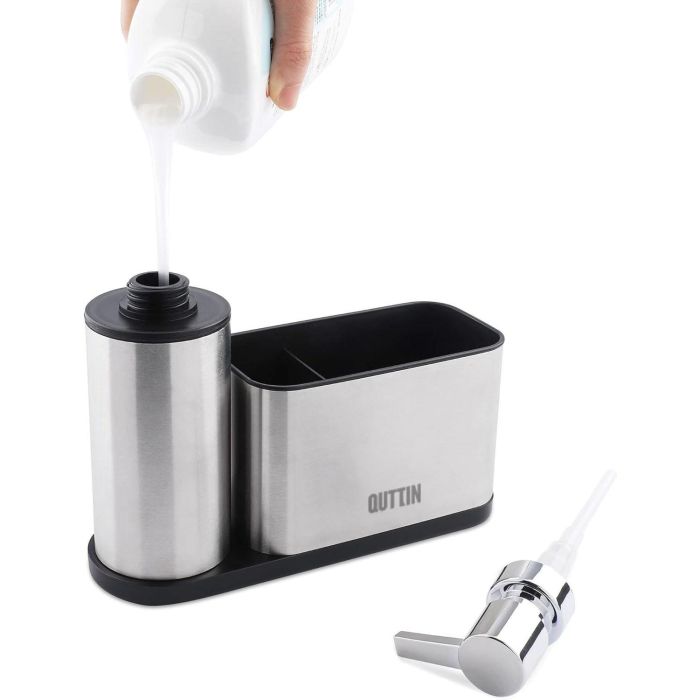 Portaestropajos con dispensador grande Quttin (8 Unidades) 1 Portaestropajos con dispensador grande Quttin (8 Unidades) 1