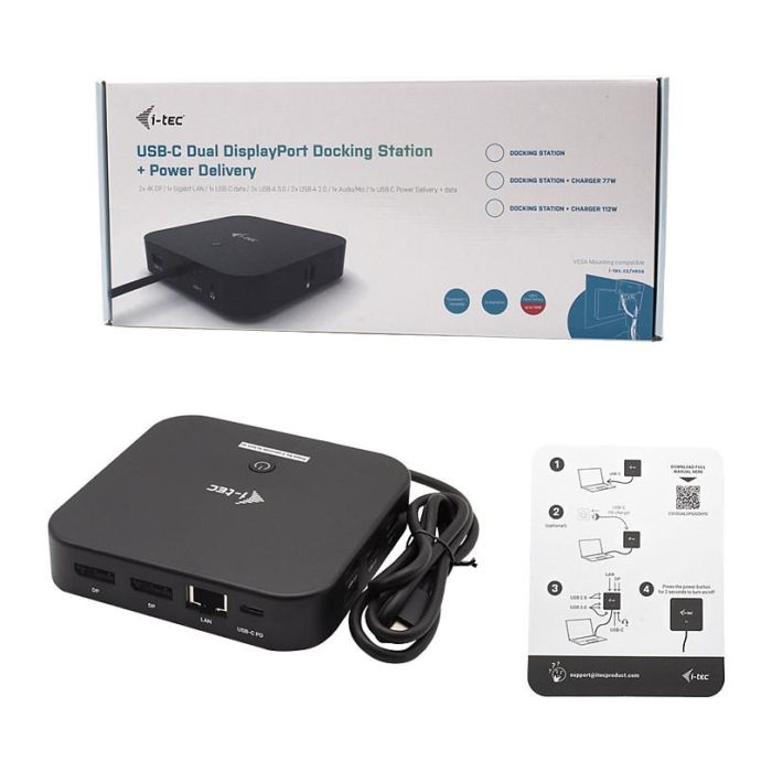 Hub USB i-Tec C31DUALDPDOCKPD 15