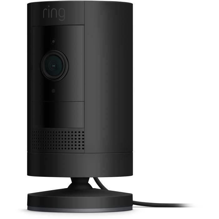 Cámara de vigilancia RING Stick Up Plug-in, blanca, 2023, UE