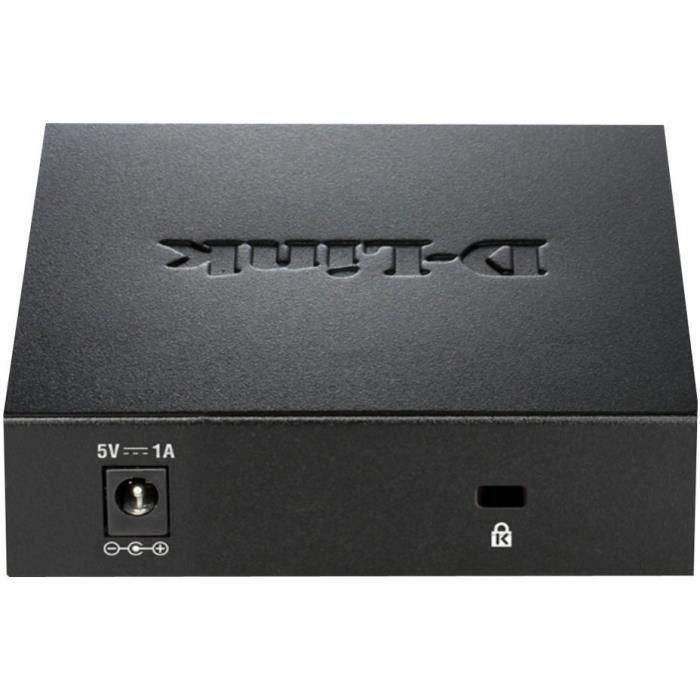 D-Link DGS-105 Switch Gigabit Ethernet de 5 Puertos para Escritorio, Carcasa Metálica, Plug and Play, Sin Ventilador, QoS 1 D-Link DGS-105 Switch Gigabit Ethernet de 5 Puertos para Escritorio, Carcasa Metálica, Plug and Play, Sin Ventilador, QoS 1