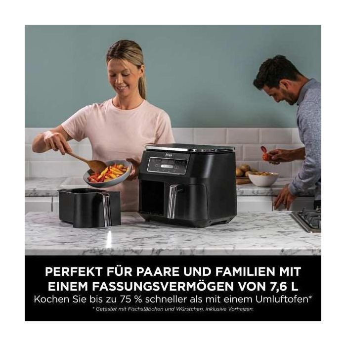 Ninja AF200EU Freidora de Aire Caliente Dual Zone 7.6 L (1.6 kg), Negro 7 Ninja AF200EU Freidora de Aire Caliente Dual Zone 7.6 L (1.6 kg), Negro 7