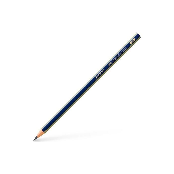 Faber Castell 1221 groldfaber Lápiz Grafito Goldfaber 6B para Escribir, Dibujar, Bocetar (Pack 12 Unidades) (12 Unidades)